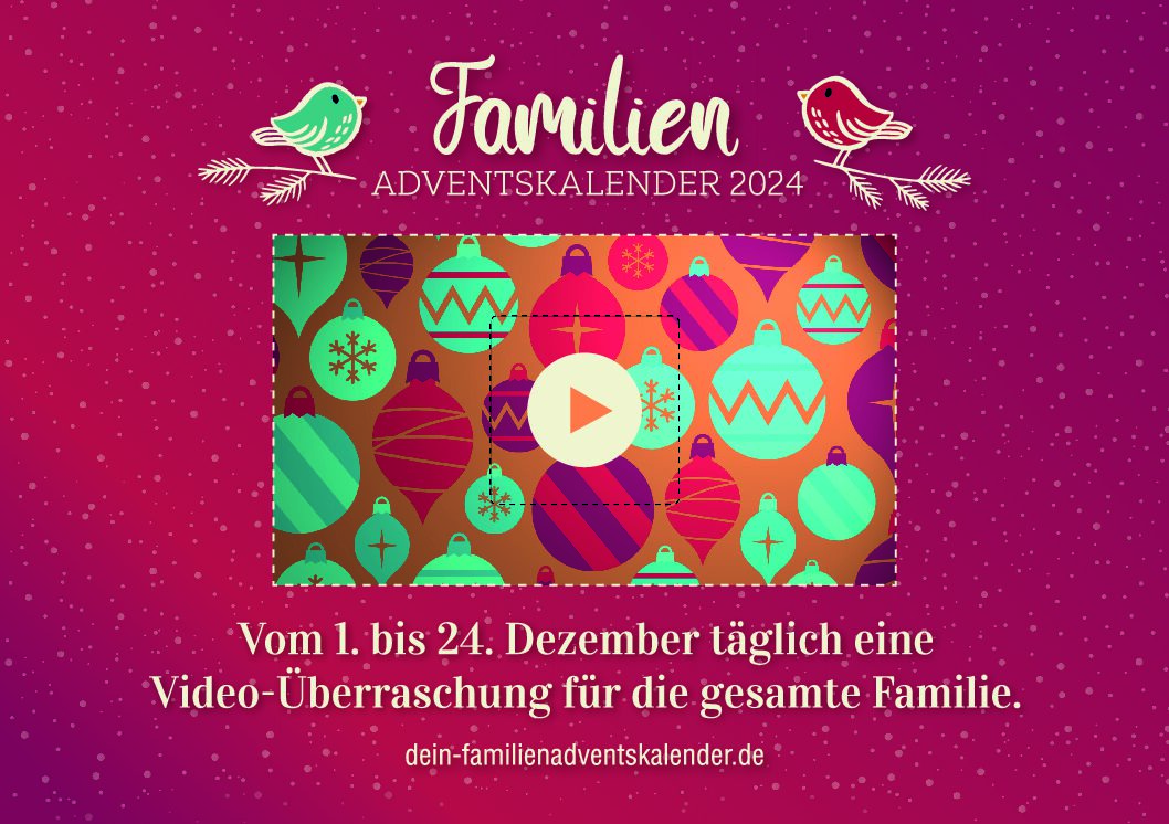 Ein echter Türöffner: Der Familien-Adventskalender 2024