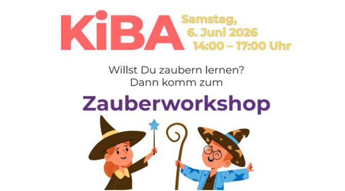 Zauberworkshop bei KiBa am 6.6.